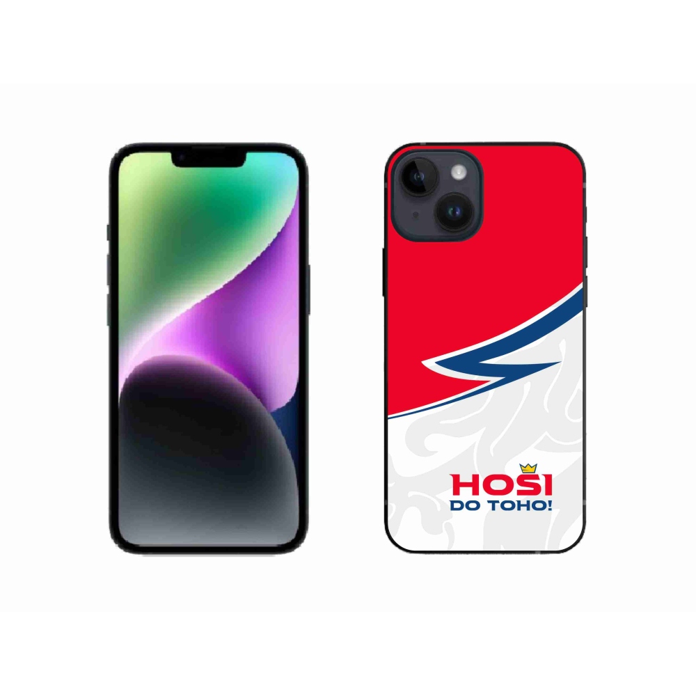 Gelový kryt mmCase na iPhone 14 - hoši do toho