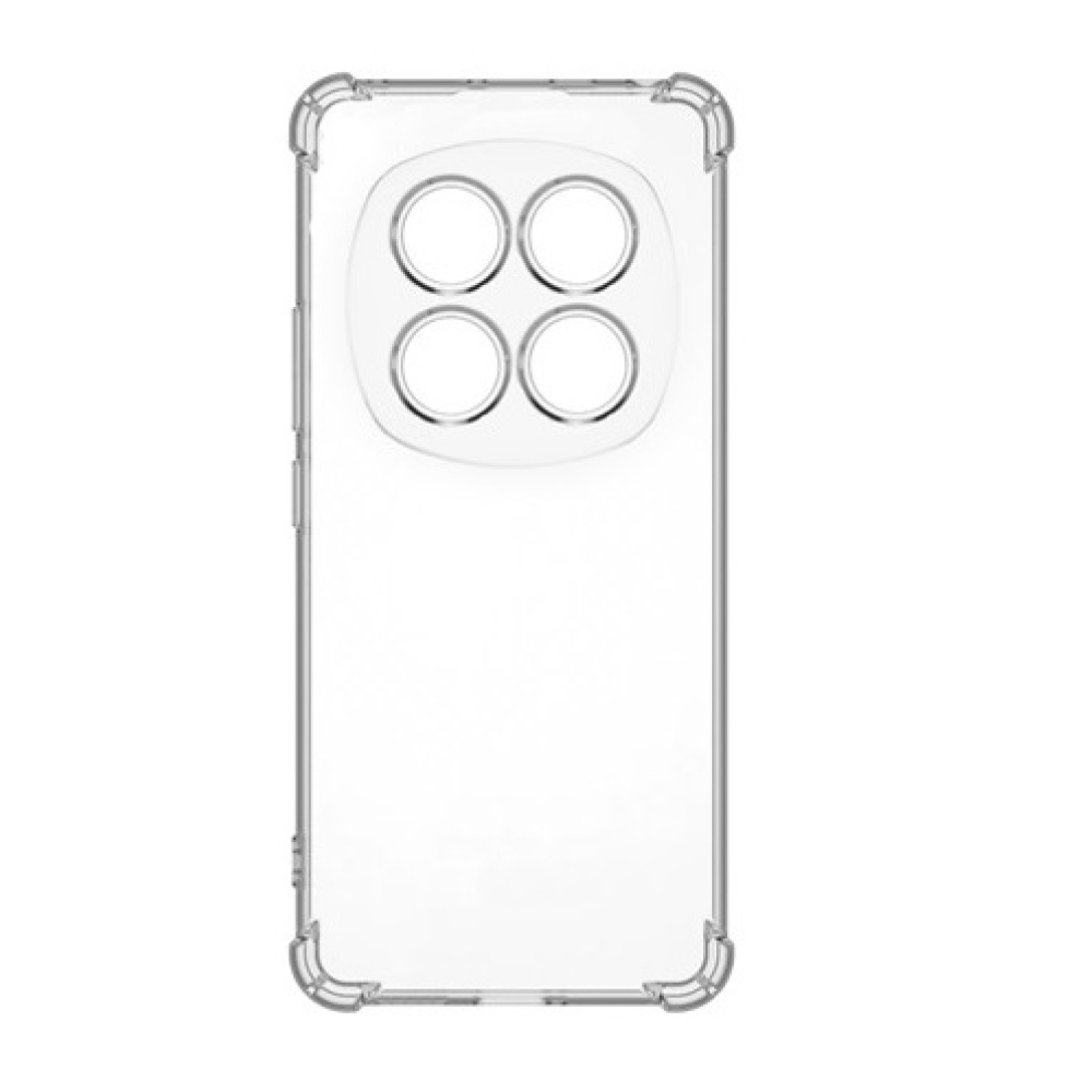 Průhledný gelový obal s vyztuženými rohy na Xiaomi Redmi Note 14 Pro 5G/Poco X7 5G - průhledný