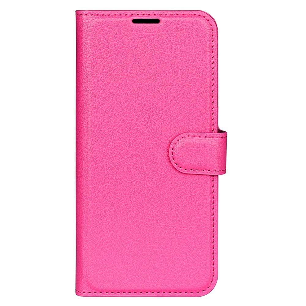 Litchi knížkové pouzdro na Xiaomi 15 - rose