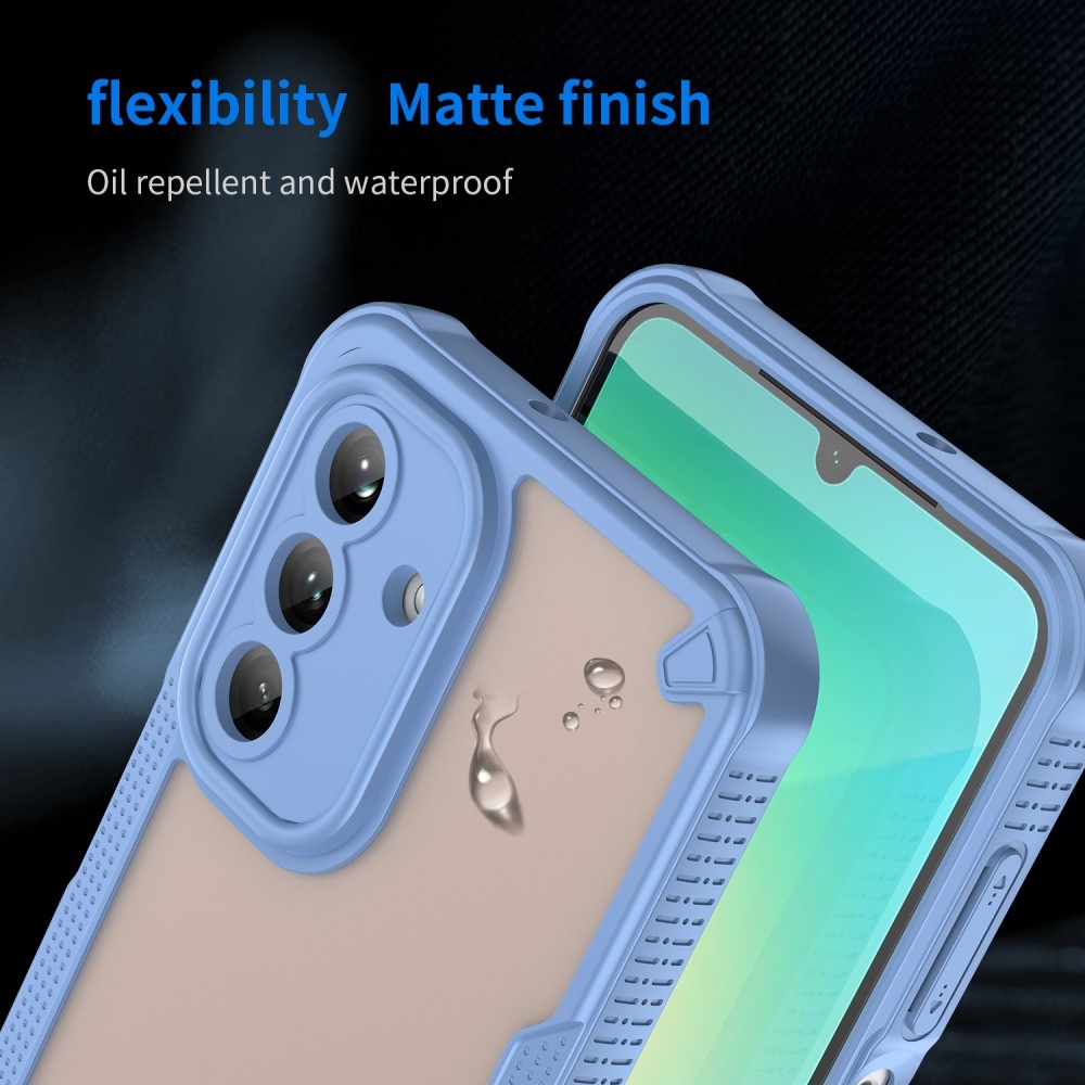 Frosted odolný kryt na Samsung Galaxy A26 5G - modrý