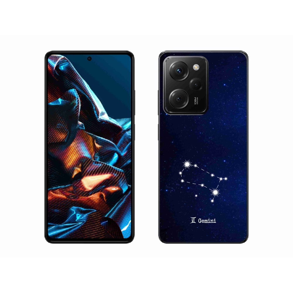 Gelový kryt mmCase na Xiaomi Poco X5 Pro 5G - souhvězdí Blíženců