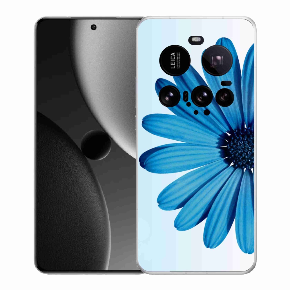Gelový kryt mmCase na Xiaomi 15 Ultra - modrá kopretina
