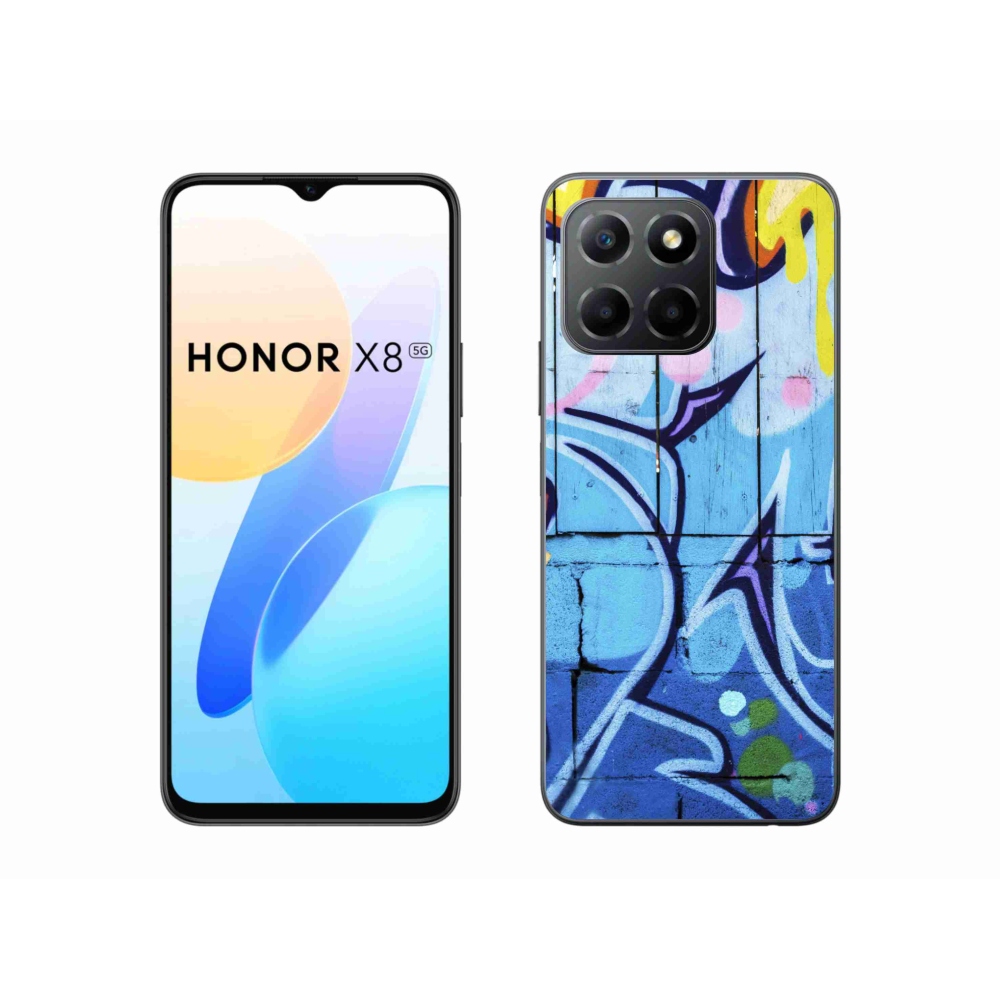 Gelový kryt mmCase na Honor X8 5G - graffiti