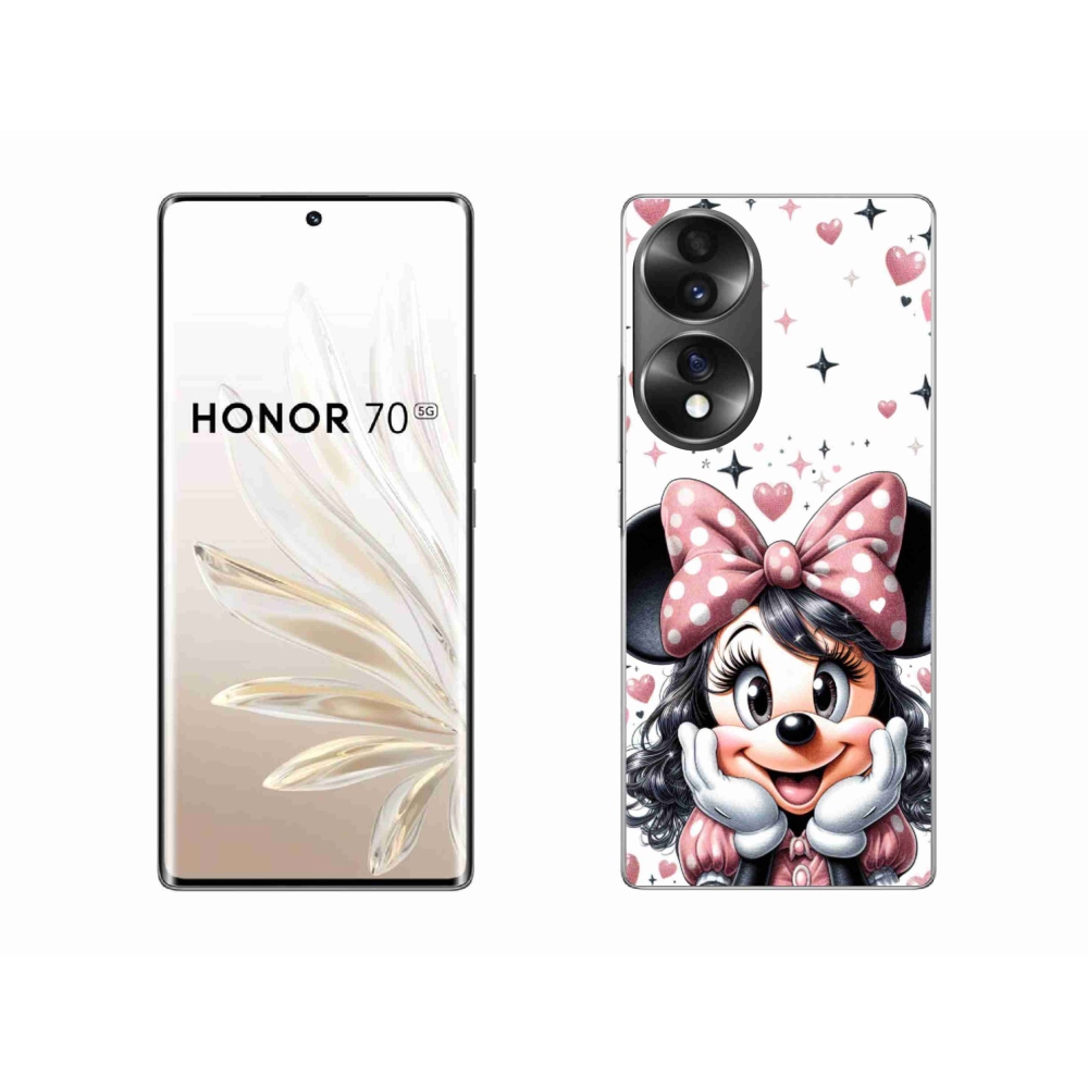 Gelový kryt mmCase na Honor 70 - minnie