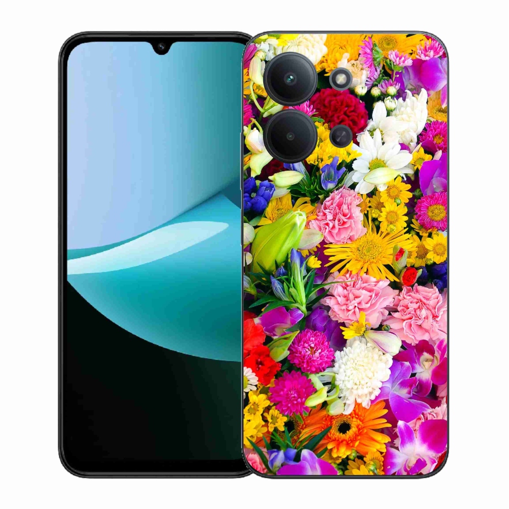 Gelový kryt mmCase na Xiaomi Redmi 15C 4G (171mm)/Poco C85 4G (171mm) - květiny 12