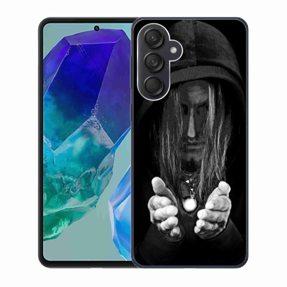 Gelový kryt mmCase na Samsung Galaxy M55 5G - tajemná osoba
