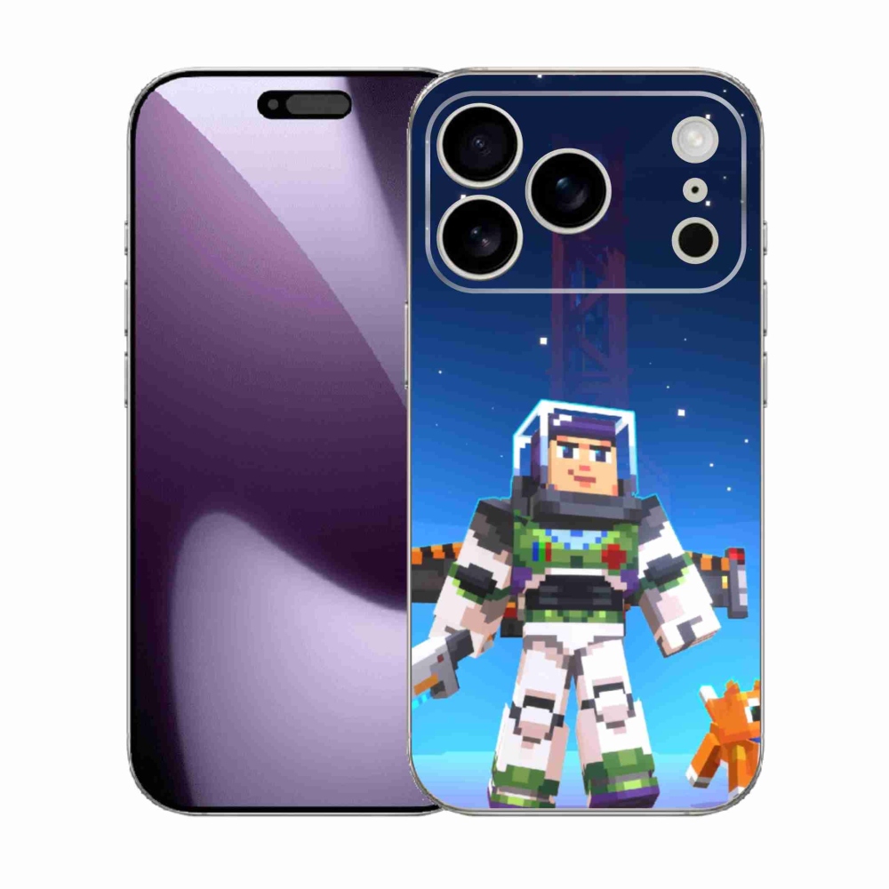 Gelový kryt mmCase na iPhone 17 Pro - minecraft 2