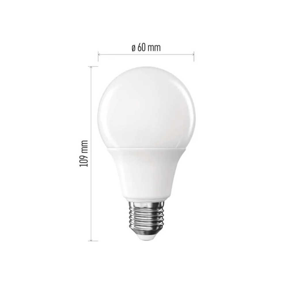 LED žárovka Classic A60 / E27 / 9,5 W (75 W) / 1055 lm / neutrální bílá