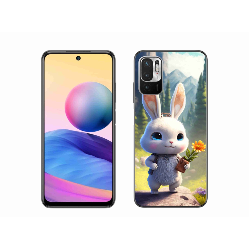 Gelový kryt mmCase na Xiaomi Poco M3 Pro/5G - roztomilý králíček
