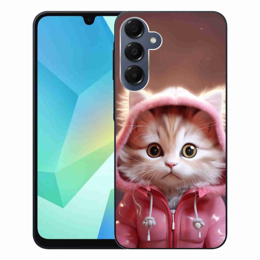 Gelový kryt mmCase na Samsung Galaxy A16 4G/5G - roztomilé kotě 3