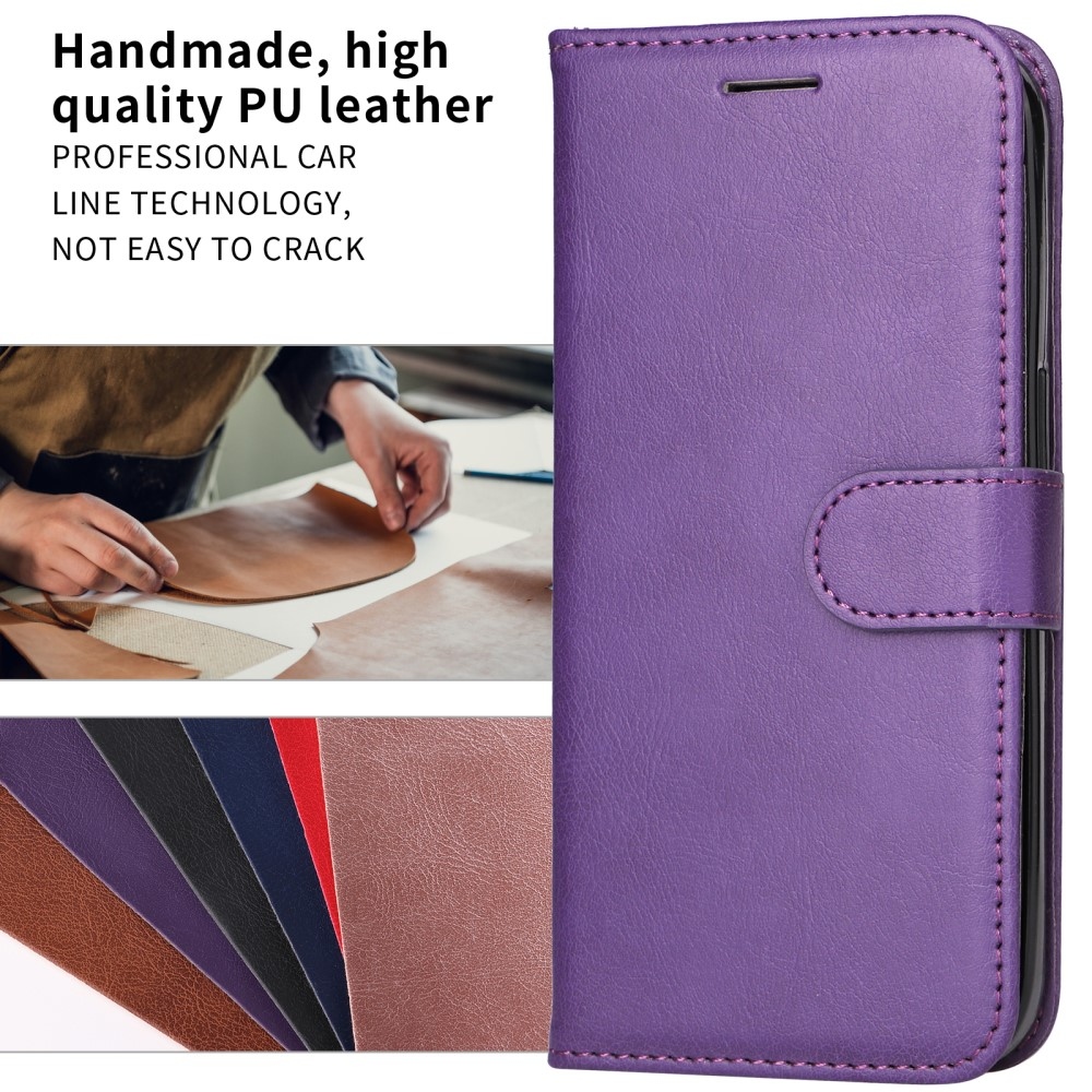 Wallet knížkové pouzdro na Xiaomi Redmi A5 (173.45x79.35x8.45mm) - fialové