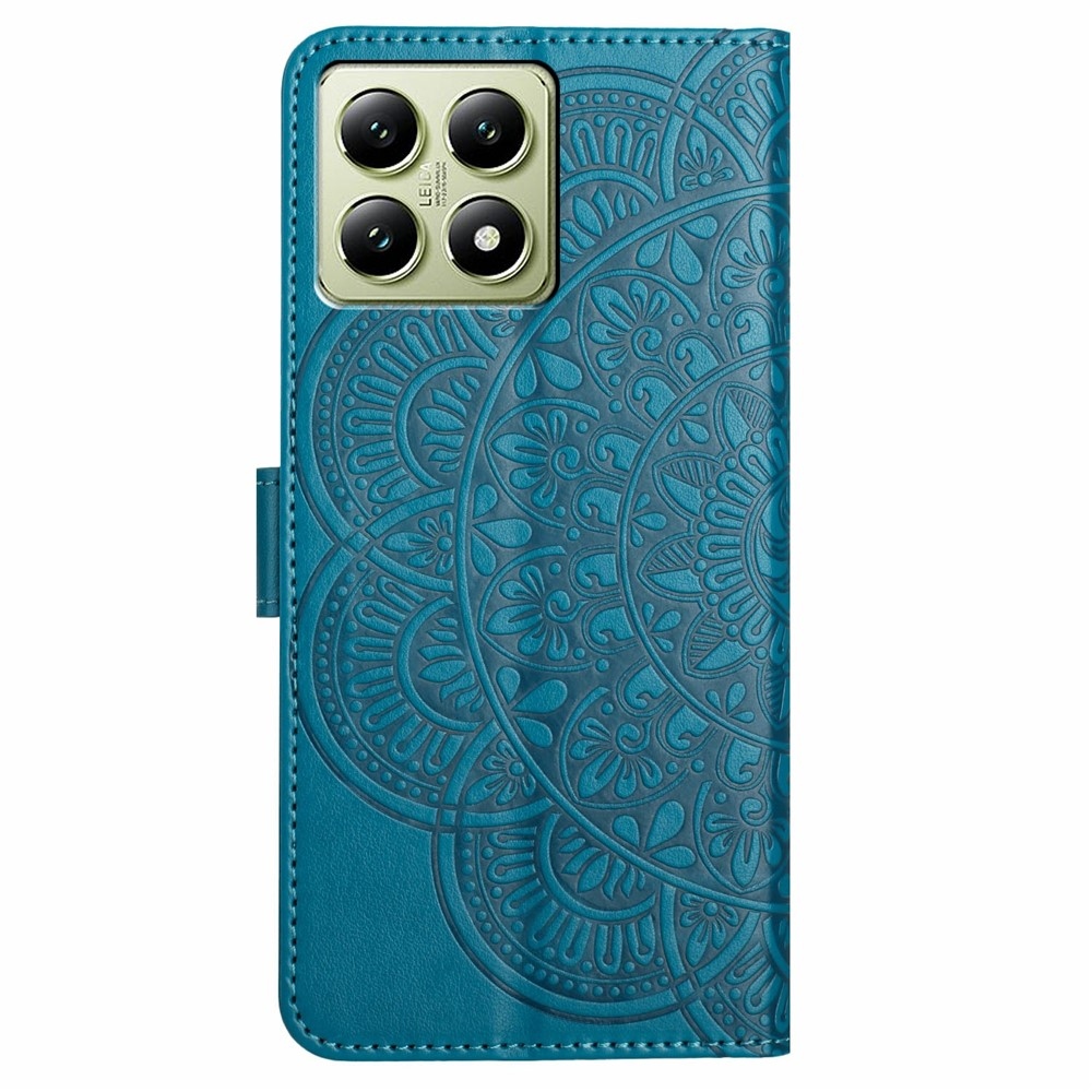 Mandala knížkové pouzdro na Xiaomi 15T - modré