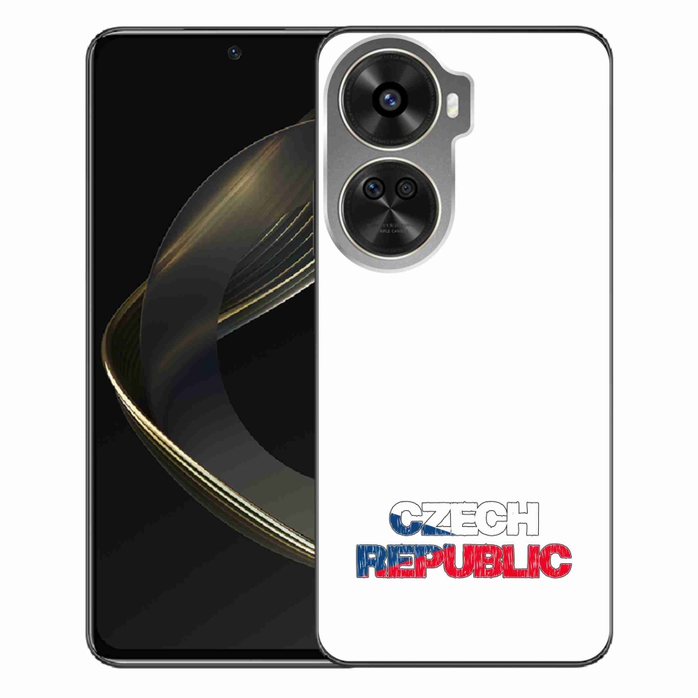 Gelový kryt mmCase na Huawei Nova 12 SE - Czech Republic bílé pozadí
