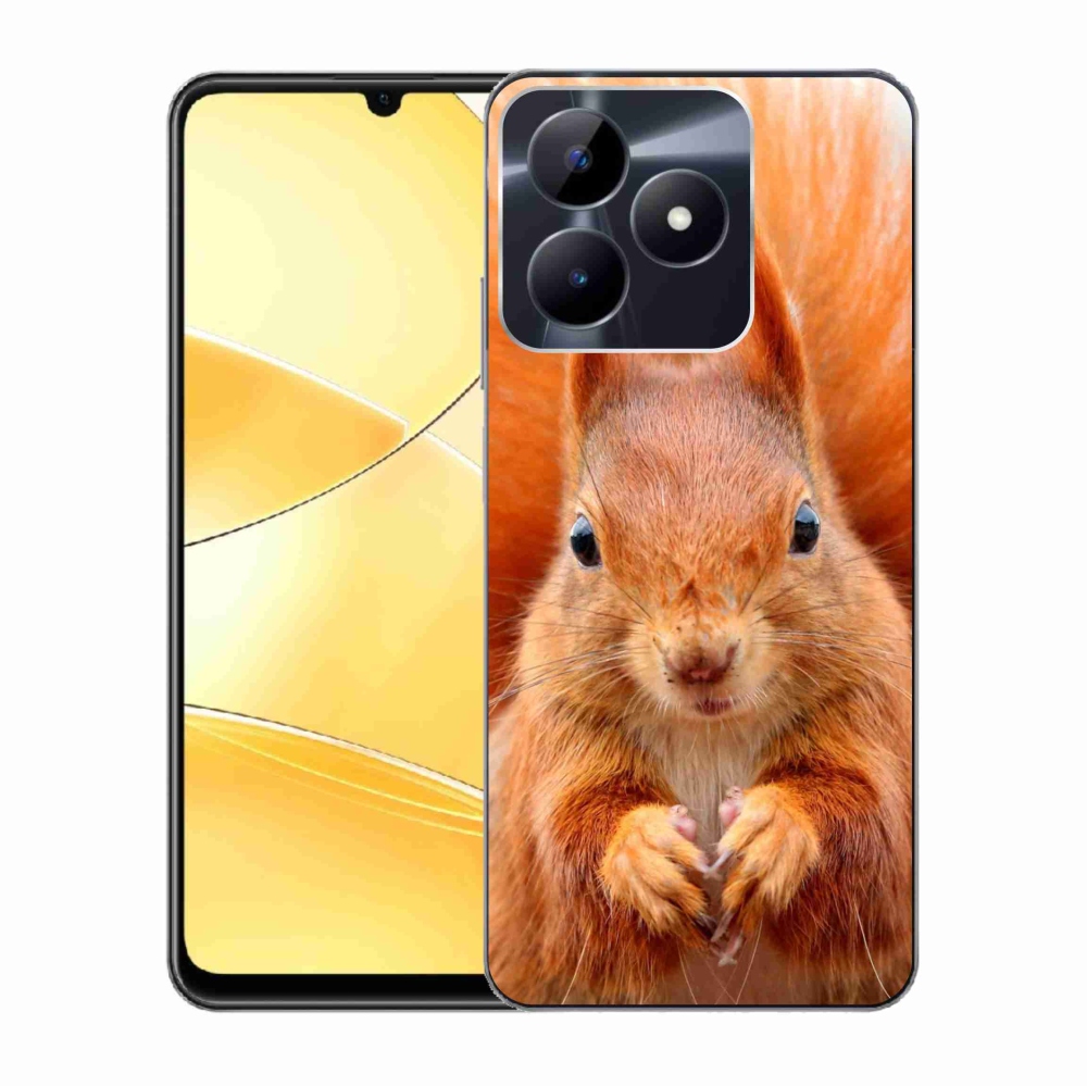 Gelový kryt mmCase na Realme C51/C53 - veverka