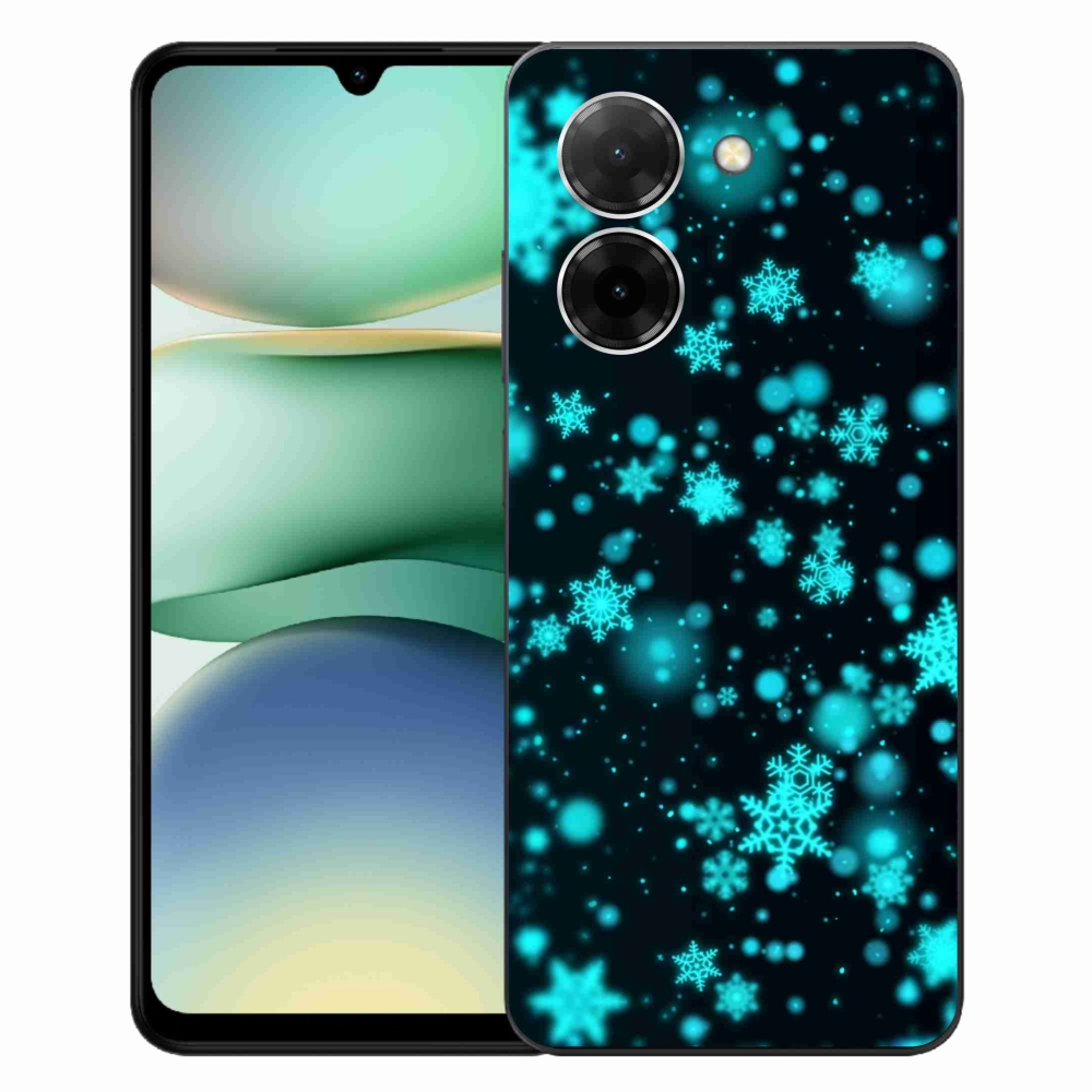 Gelový kryt mmCase na Xiaomi Redmi A5 (171.7x77.8x8.3mm) - sněhové vločky 1
