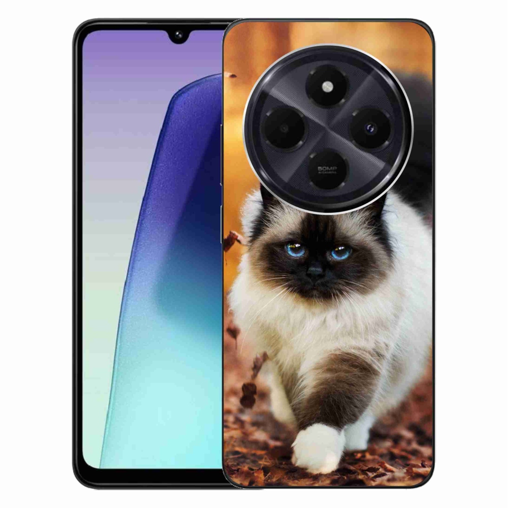 Gelový obal mmCase na Xiaomi Redmi 14C/Poco C75 - kočka