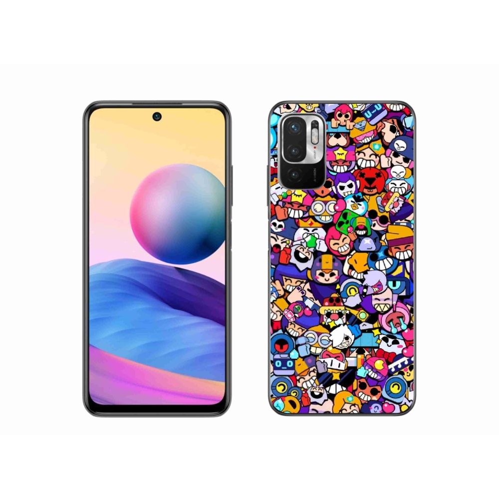 Gelový kryt mmCase na Xiaomi Redmi Note 10 5G - brawl stars 2