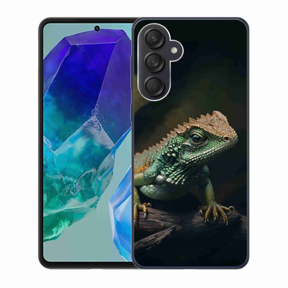 Gelový kryt mmCase na Samsung Galaxy M55 5G - ještěr