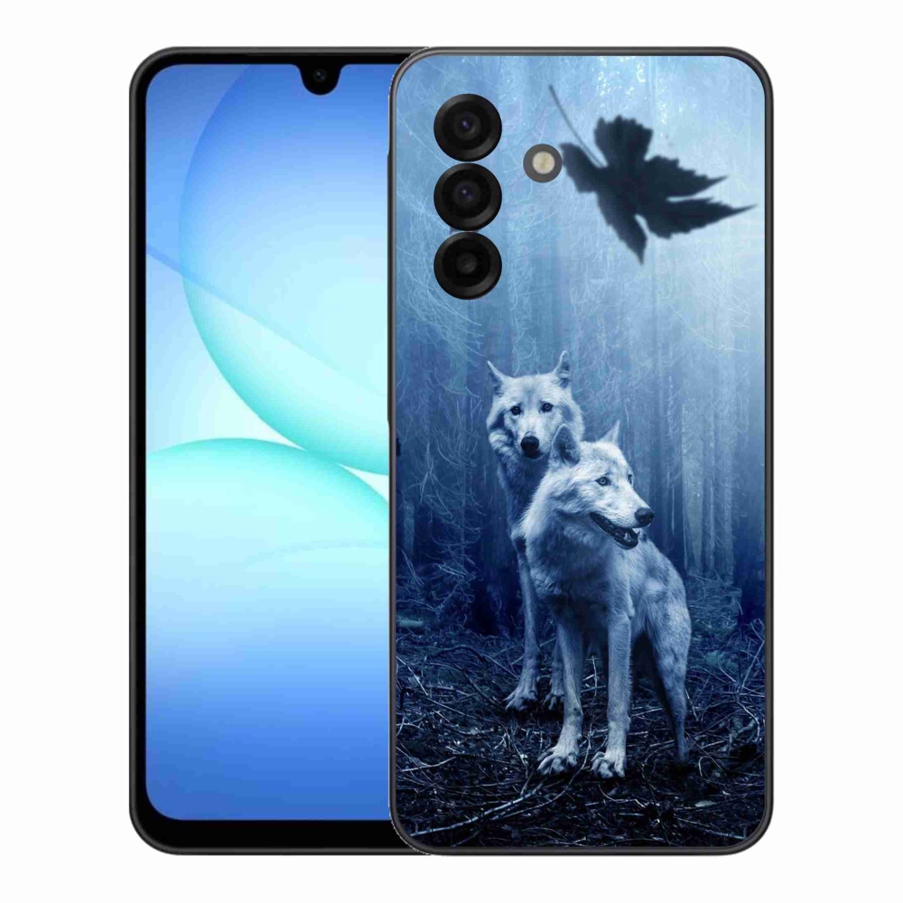Gelový kryt mmCase na Samsung Galaxy A17 4G/5G - vlci v lese