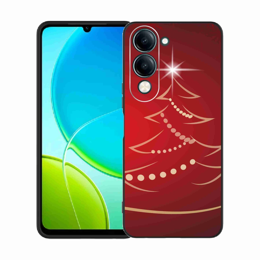 Gelový kryt mmCase na Vivo Y29s 5G - kreslený vánoční stromek