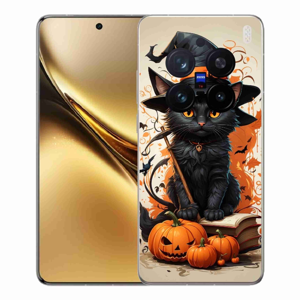 Gelový kryt mmCase na Vivo X200 Pro 5G - kocour čaroděj