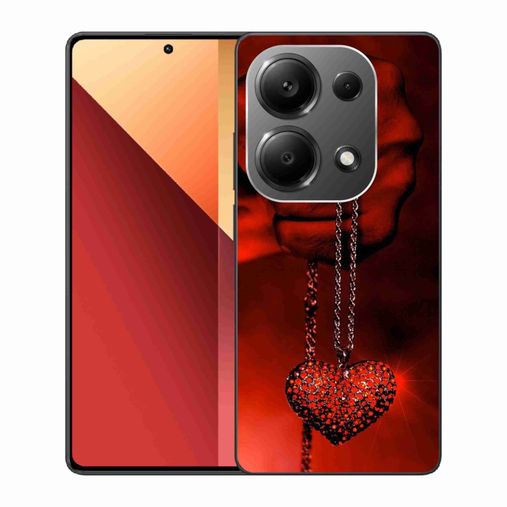 Gelový kryt mmCase na Xiaomi Redmi Note 13 Pro 4G/Poco M6 Pro - náhrdelník