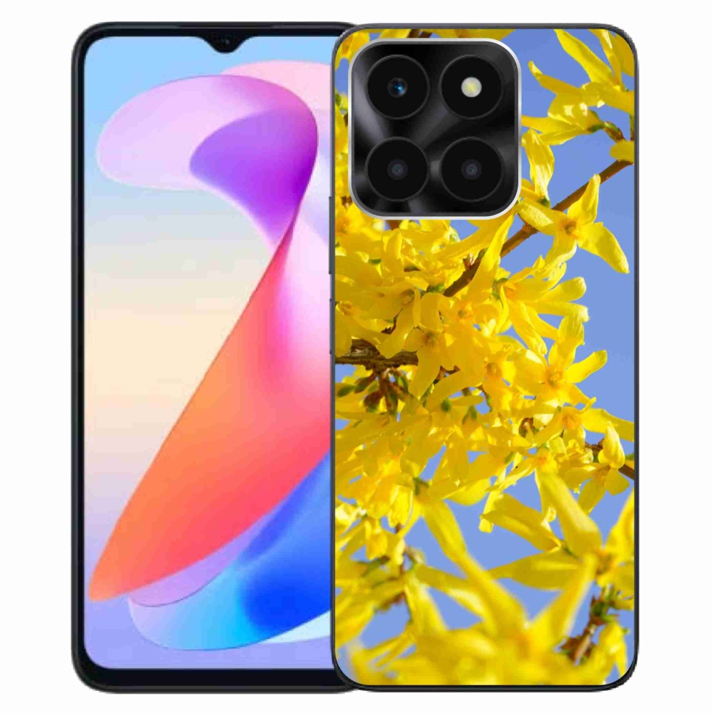 Gelový kryt mmCase na Honor X6a - žluté květy
