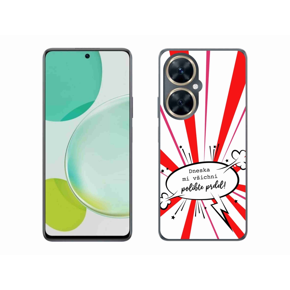 Gelový kryt mmCase na Huawei Nova 11i - vtipný text 15 bílé pozadí