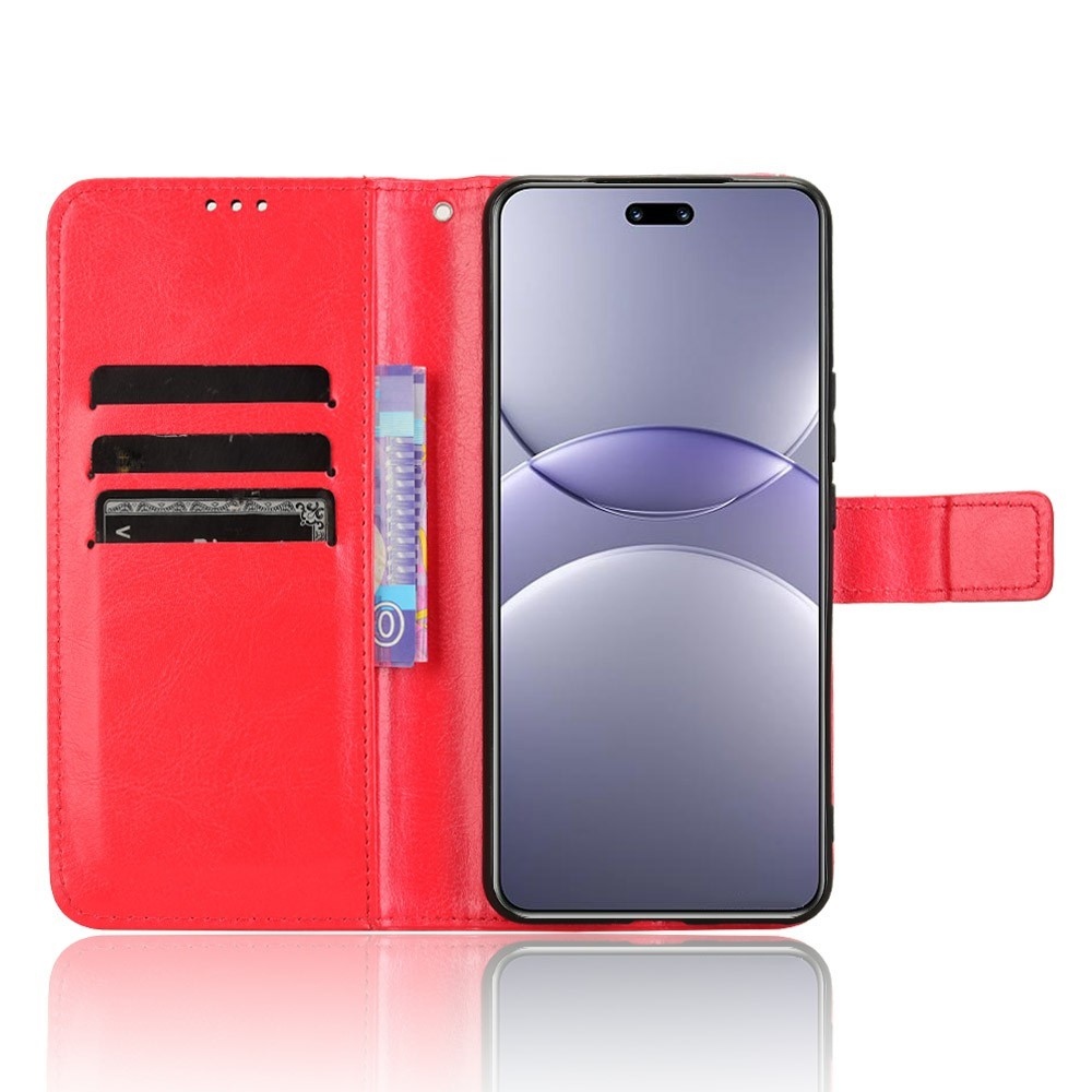 Crazy knížkové pouzdro na Huawei Nova 13 Pro 5G - červené