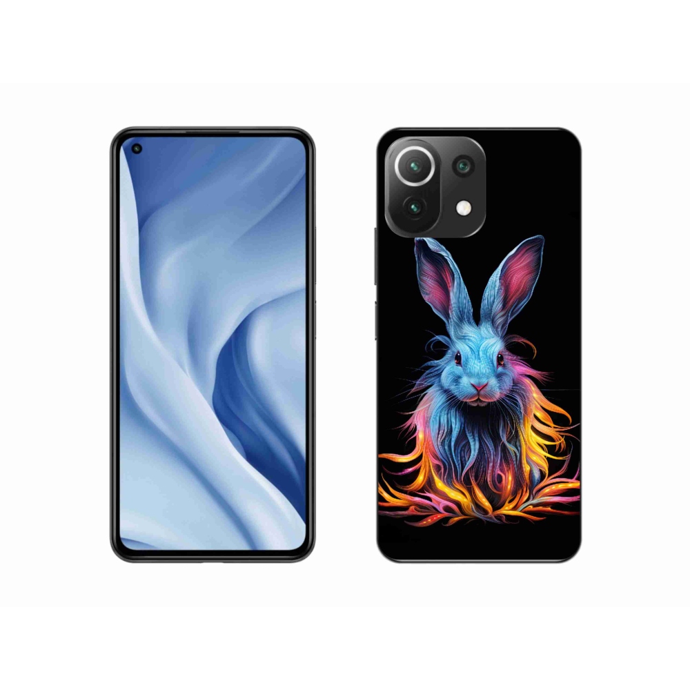 Gelový kryt mmCase na Xiaomi Mi 11 Lite 4G/5G - abstraktní zajíc