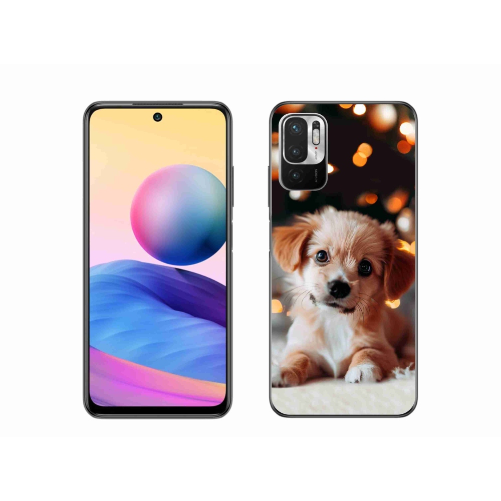Gelový kryt mmCase na Xiaomi Redmi Note 10 5G - štěňátko
