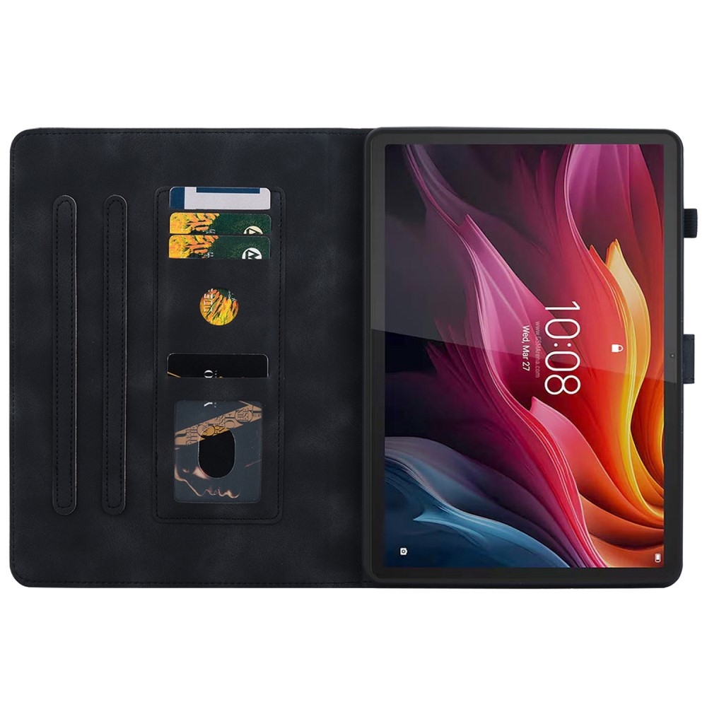 Flowers zavírací pouzdro na Lenovo Tab K11 Plus - černé