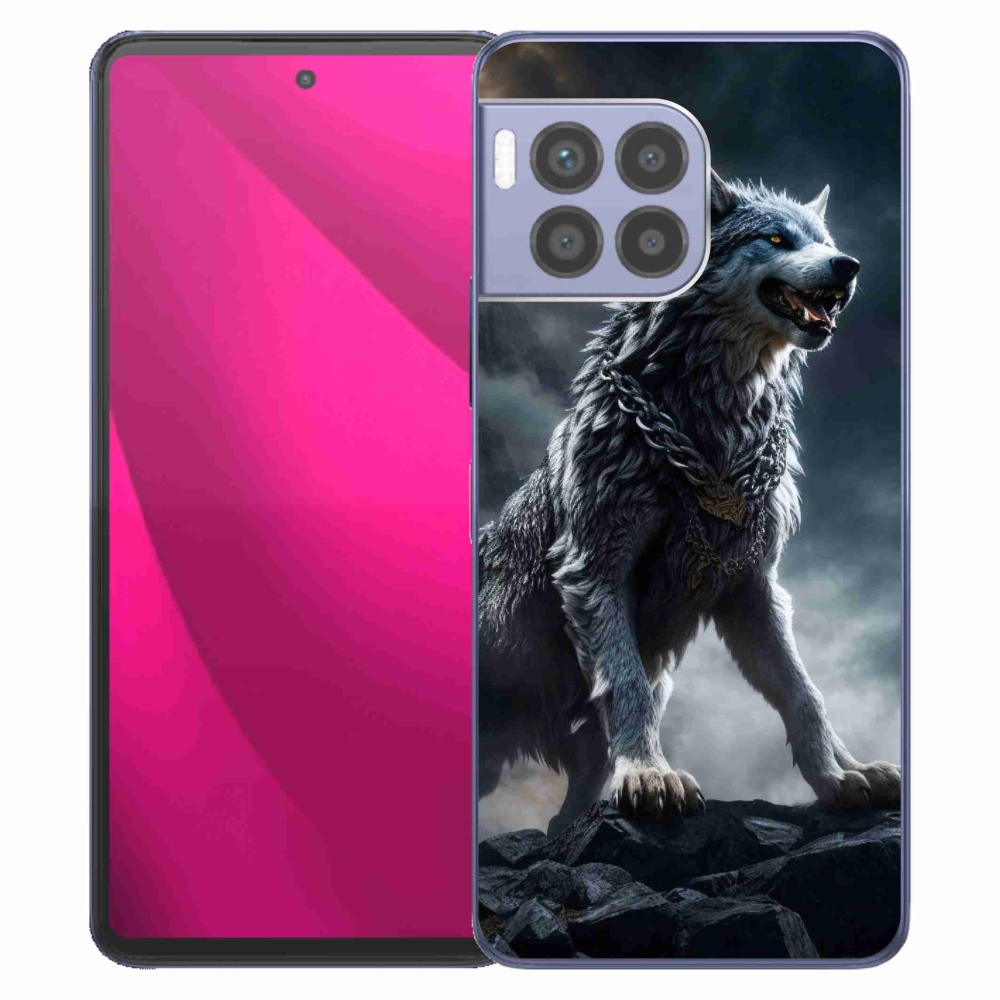 Gelový kryt mmCase na T-Mobile T Phone 2 Pro - vlk 1