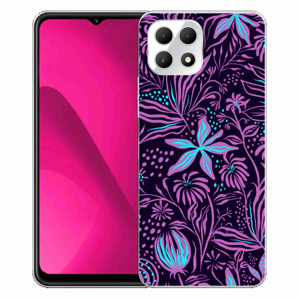 Gelový kryt mmCase na T-Mobile T Phone 2 - květiny 2