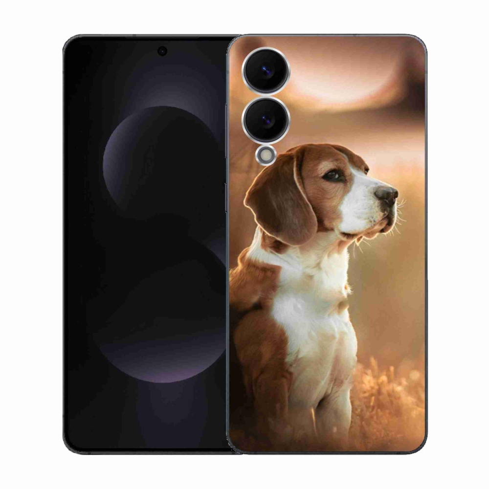 Gelový kryt mmCase na Samsung Galaxy S25 Edge - bígl