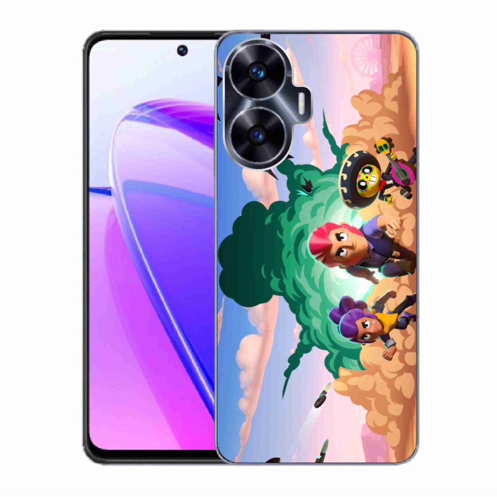 Gelový kryt mmCase na Realme C55 - brawl stars