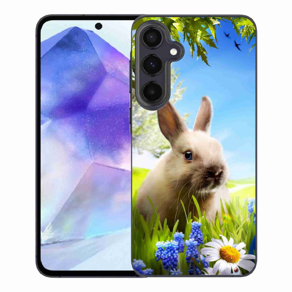 Gelový kryt mmCase na Samsung Galaxy A55 5G - zajíček