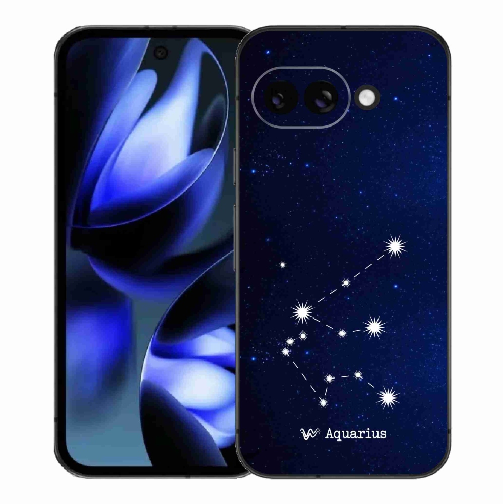 Gelový kryt mmCase na Google Pixel 9a - souhvězdí Vodnáře