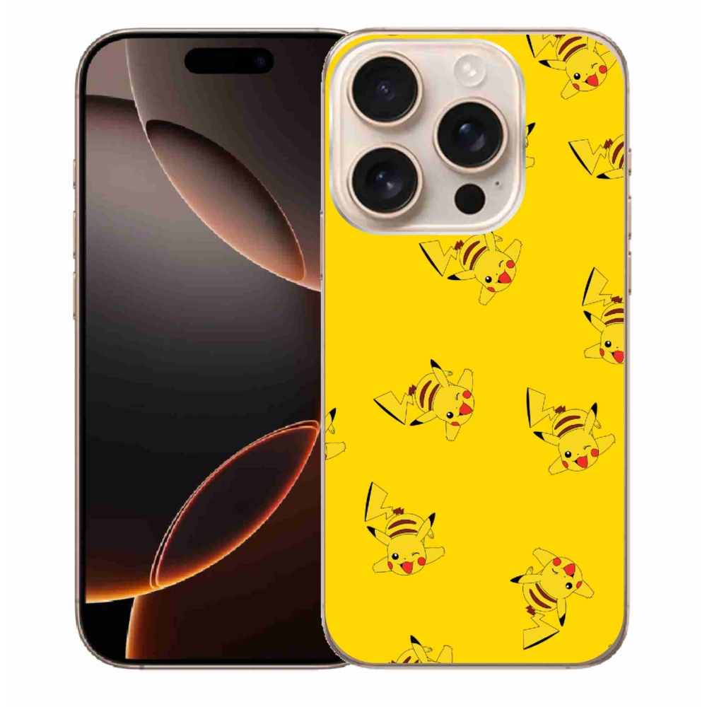 Gelový kryt mmCase na iPhone 16 Pro Max - pikachu