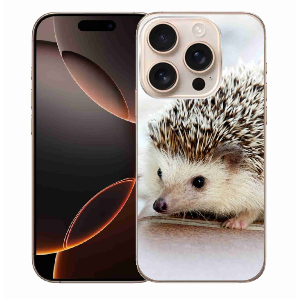 Gelový kryt mmCase na iPhone 16 Pro Max - ježek