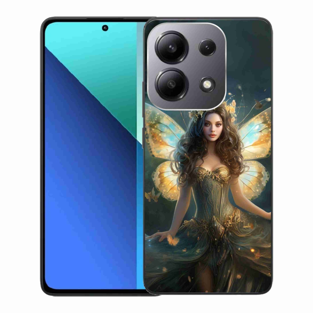 Gelový kryt mmCase na Xiaomi Redmi Note 13 - motýlí žena