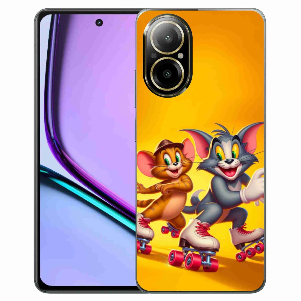 Gelový kryt mmCase na Realme C67 - tom a jerry