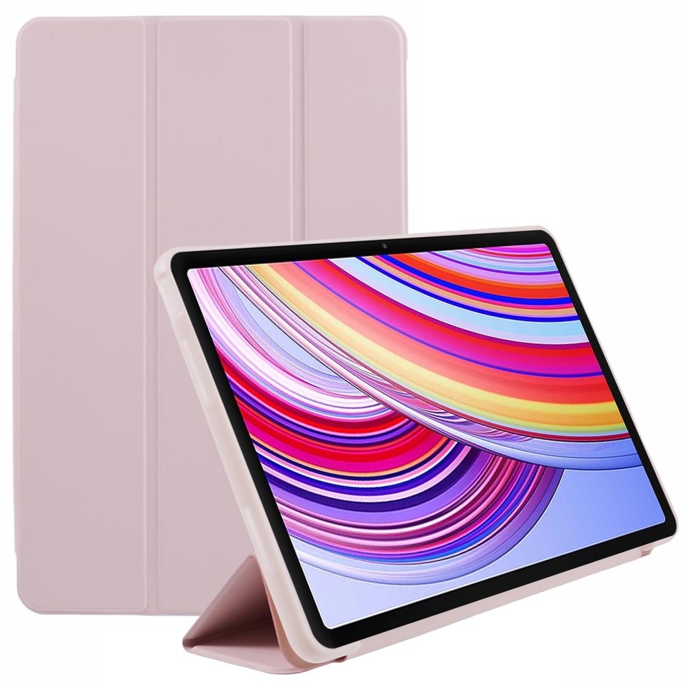 Fold chytré zavírací pouzdro na tablet Xiaomi Redmi Pad Pro 4G/5G - růžové