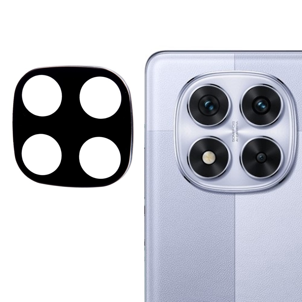 Silk sklo čočky fotoaparátu na Xiaomi Redmi Note 14 Pro 5G/Poco X7 5G - černé