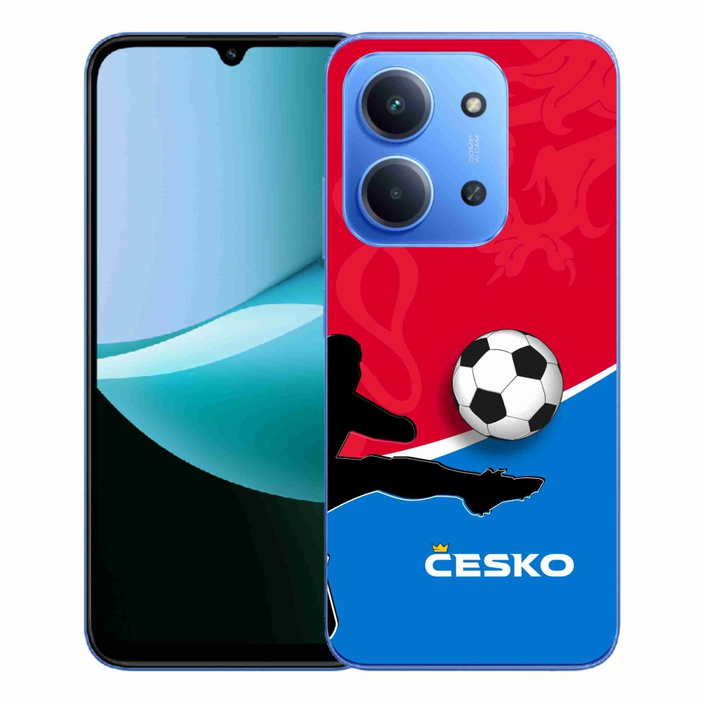 Gelový kryt mmCase na Xiaomi Redmi 15C 4G/5G (173mm) - fotbal Česko 2