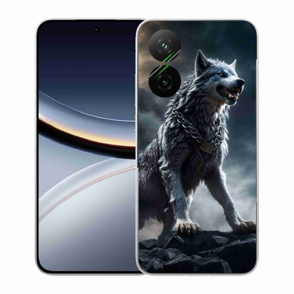 Gelový kryt mmCase na Xiaomi Poco F7 5G - vlk 1
