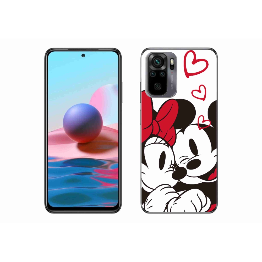 Gelový kryt mmCase na Xiaomi Redmi Note 10S - minnie a mickey