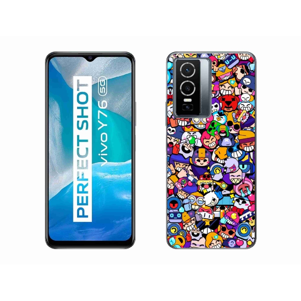 Gelový kryt mmCase na Vivo Y76 5G - brawl stars 2