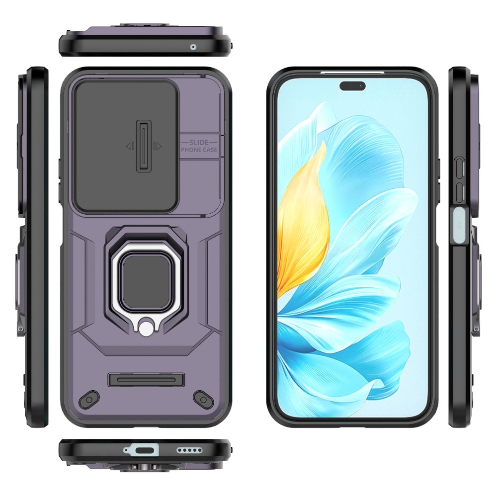 Lens odolný hybridní kryt na Honor 200 Lite 5G - fialový