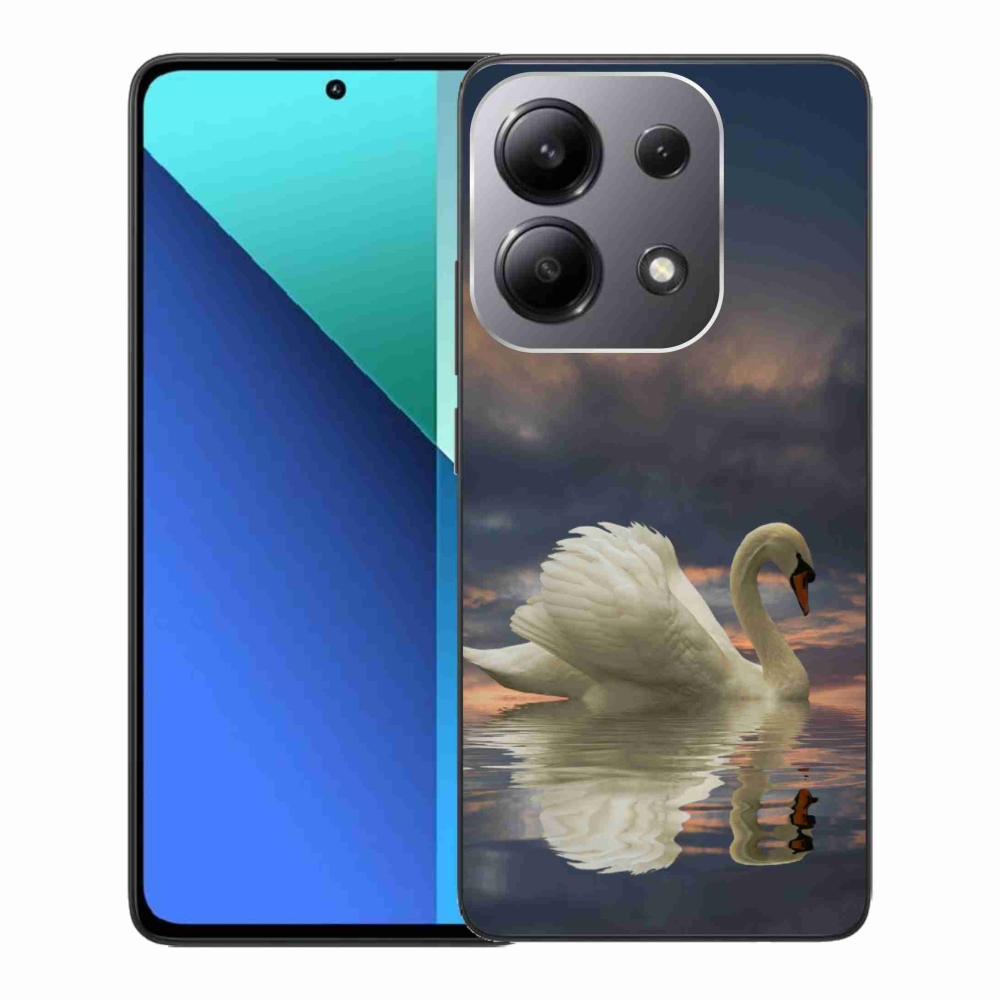 Gelový kryt mmCase na Xiaomi Redmi Note 13 - labuť